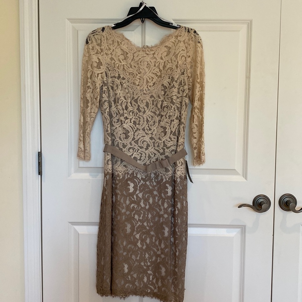 Tadashi Shoji Long Sleeve Lace Dress